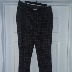 Talbot Skinny Plaid Pants XL